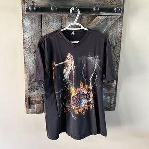 Men's Sin City Nevada V-Neck T-Shirt Black
